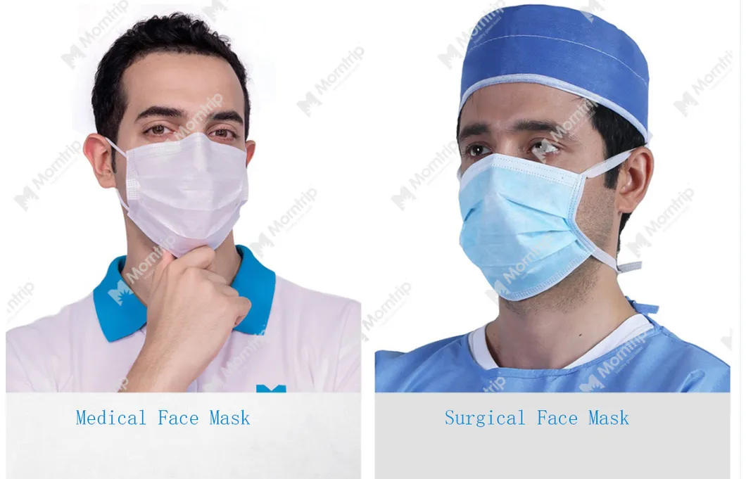 Non Woven White Wholesale Hygienic Procedure Disposable Face Mask