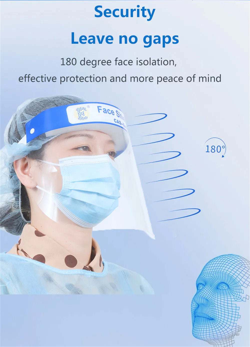 Protective Face Shields Full Coverage Safety Protection for Face and Eyes Face Shield