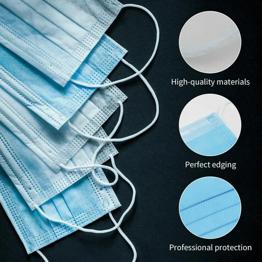 Read to Ship Wholesale Cheapest Nonwoven Filter Face Mask in Stock