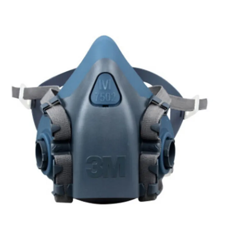 Reuse 7502 Half Face Gas Mask HEPA Filter Powered Air Purifying Respirator Electric Dust Industrial Chemical Toxic Poison Pesticide Paint Facepiece