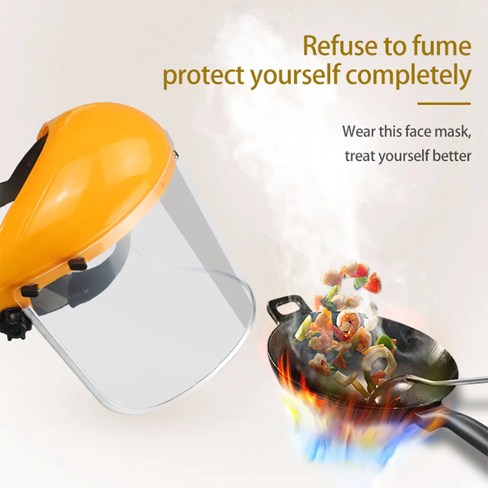 Safety Helmet with PC Face Shield Safety Anti-Impact Face Shield Half Helmet with Face Shield Manufacturer in China