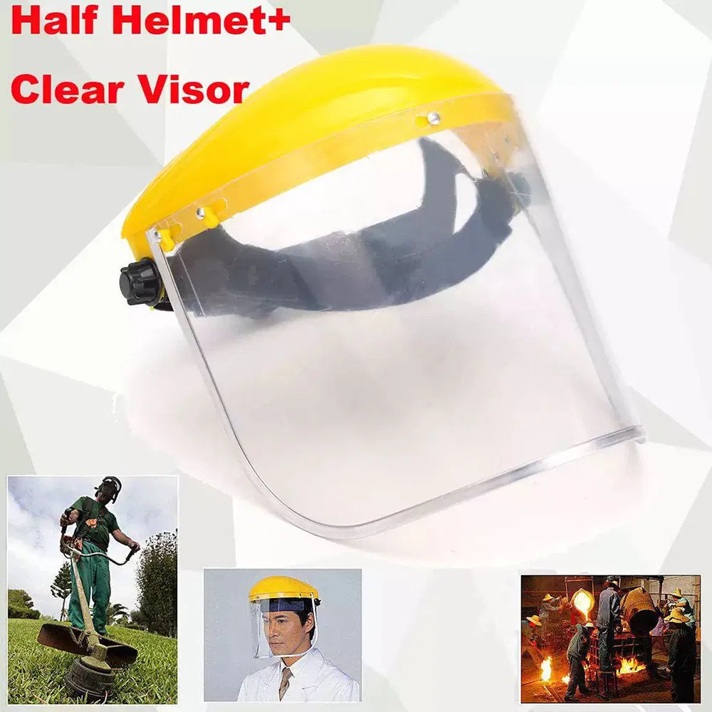 Safety Helmet with PC Face Shield Safety Anti-Impact Face Shield Half Helmet with Face Shield Manufacturer in China