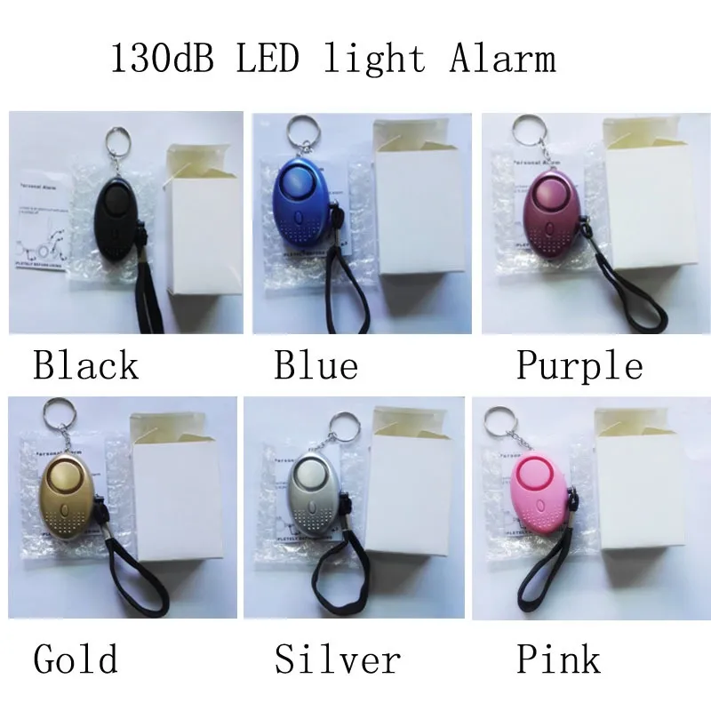 Smart Key Organizer Keychain Anti Attack Rape Emergency Converse Keychain 30~140dB ABS Plastic