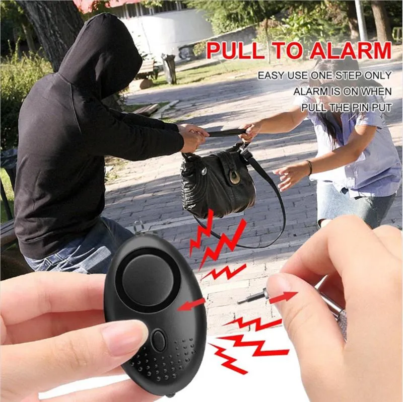 Smart Key Organizer Keychain Anti Attack Rape Emergency Converse Keychain 30~140dB ABS Plastic