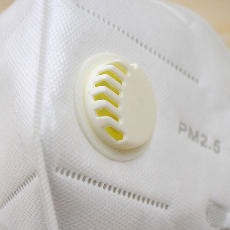 Stock High Quality Five Layers Mask with Valve Disposable Protective Face Masks Qualified for Export