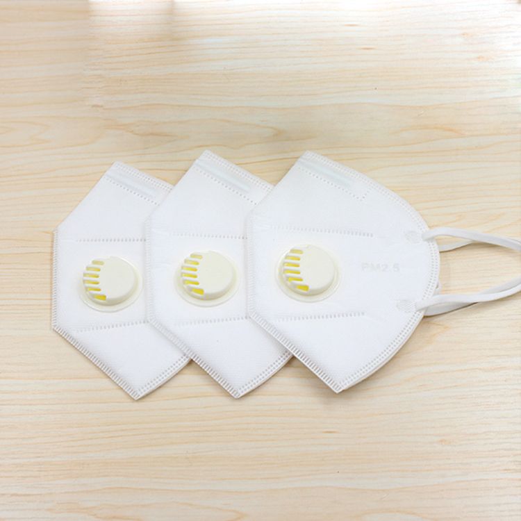 Stock High Quality Five Layers Mask with Valve Disposable Protective Face Masks Qualified for Export