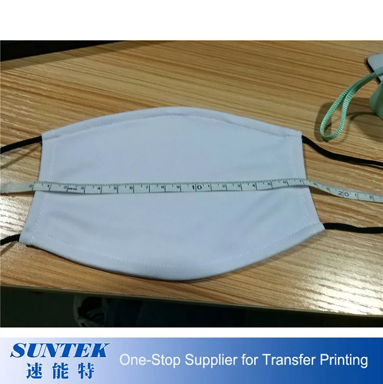 Sublimation 2 Ply Full White Printable Polyester Face Masks