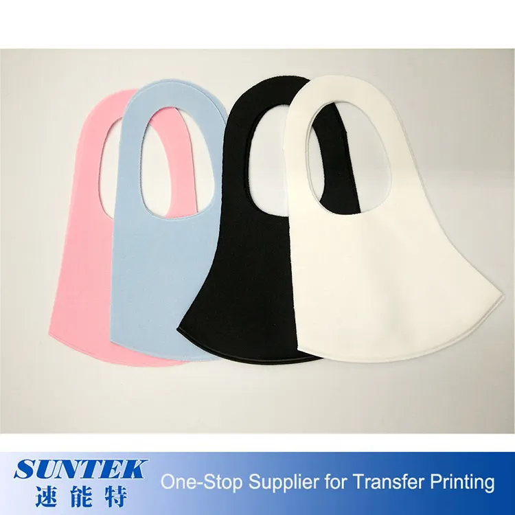 Sublimation 2 Ply Full White Printable Polyester Face Masks