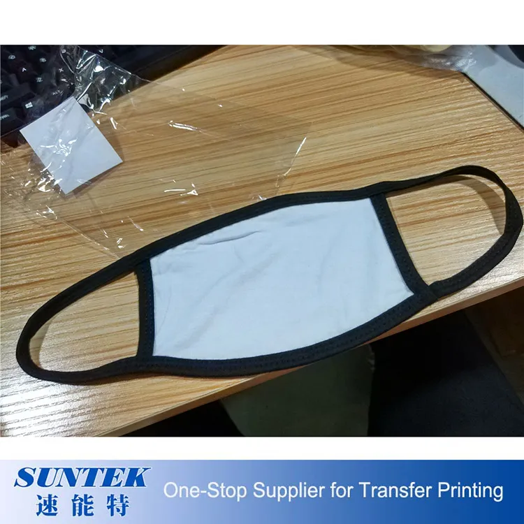 Sublimation 2 Ply Full White Printable Polyester Face Masks