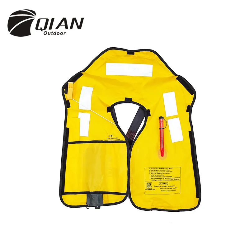 Swimming Life Vest Fishing Life Jacket Automatic Inflatable Top Rescue Vest 15kg Buoyancy Kayak (9013)