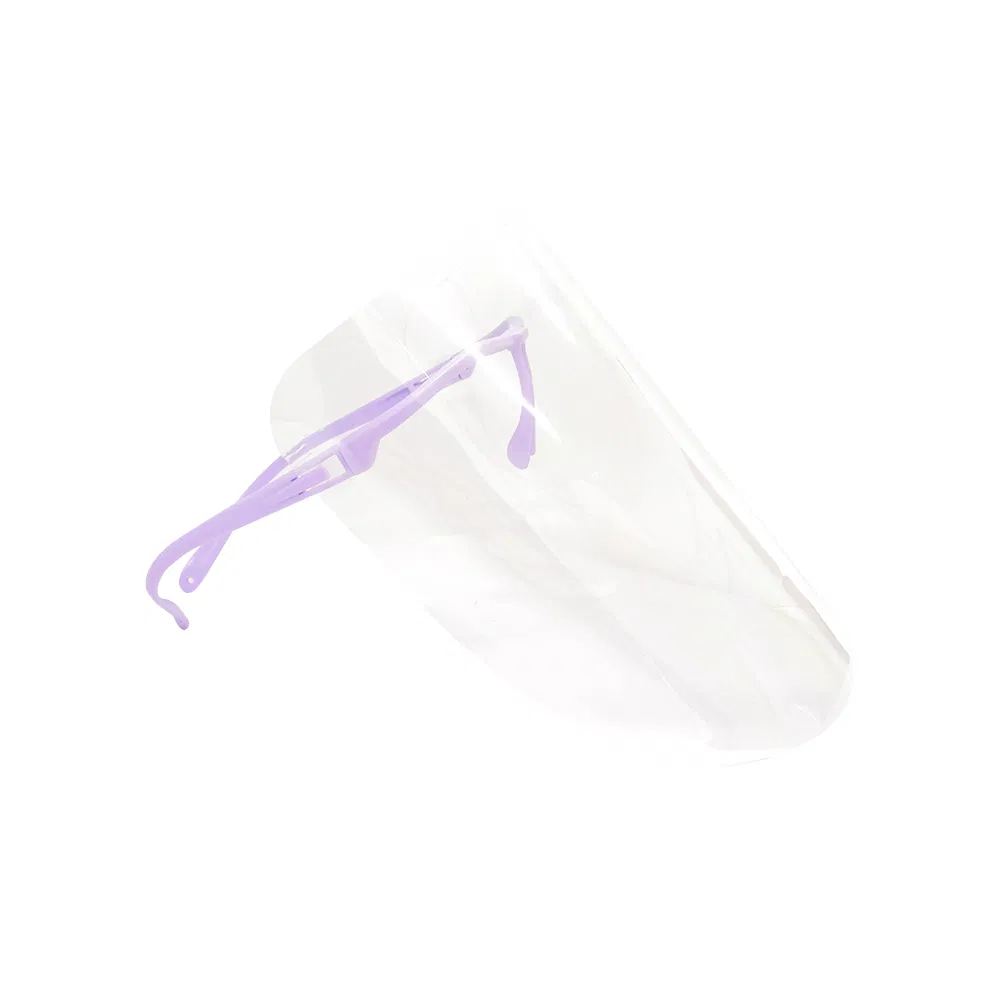 Transparent Anti Fog Direct Splash Protection Face Shield with Glasses Frame