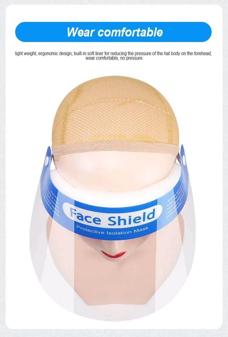 Transparent Full Face Mask Eyes Mouth Protection Protective Mask, Anti Fog Face Shield