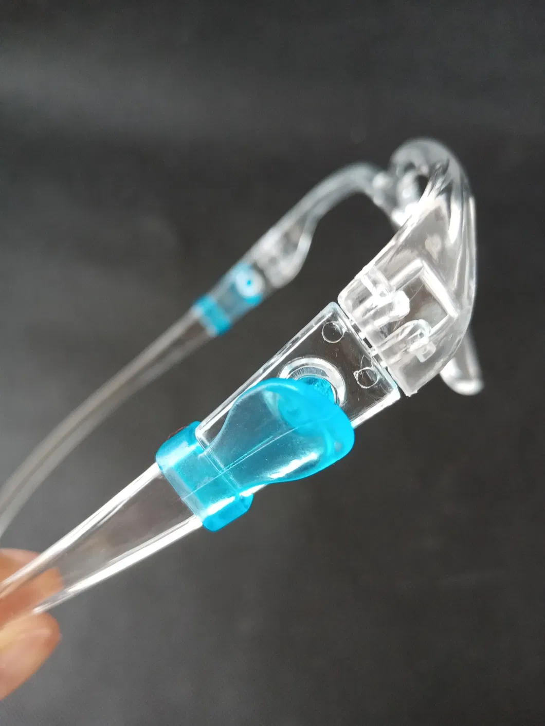 Transparent Protection Eye Visor Full Cove Plastic Clear Visors Face Shield with Glasses