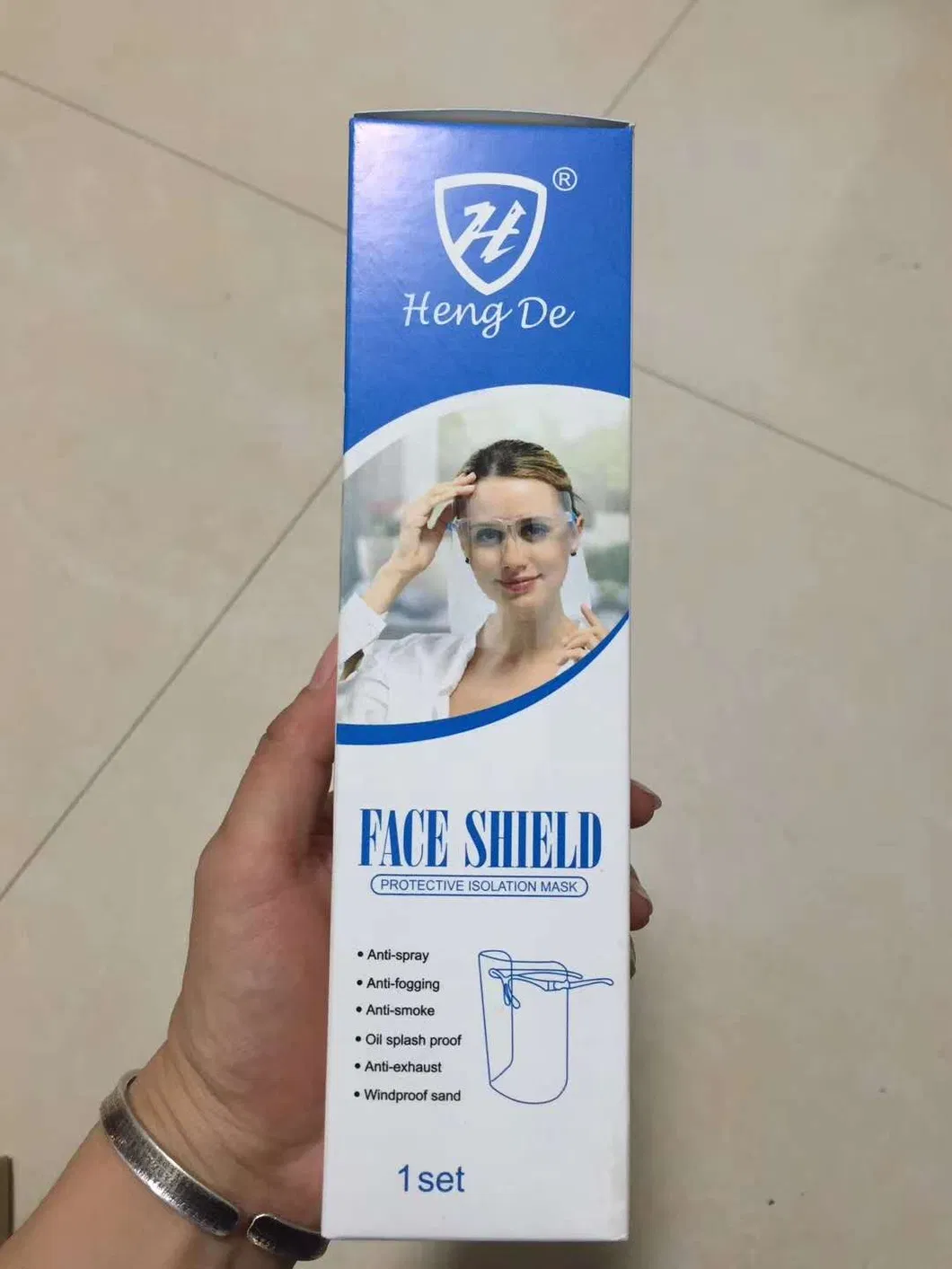 Transparent Protection Eye Visor Full Cove Plastic Clear Visors Face Shield with Glasses