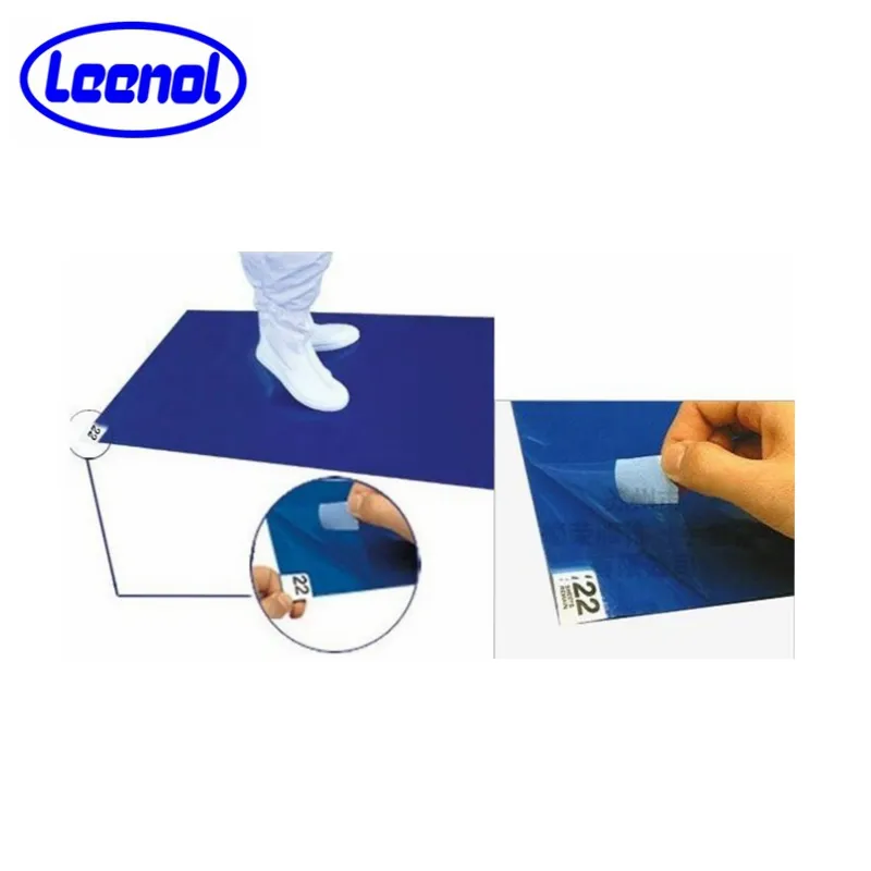 Using for Cleanroom 18′′*45′′ Stepping Pad Can Be Tearable Sticky Mat