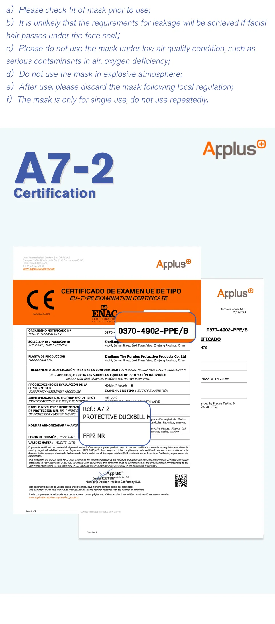 White List Factory FFP2 Valved Respirator Disposable Duckbill-Shape Mask CE ISO 9001 ISO 13485