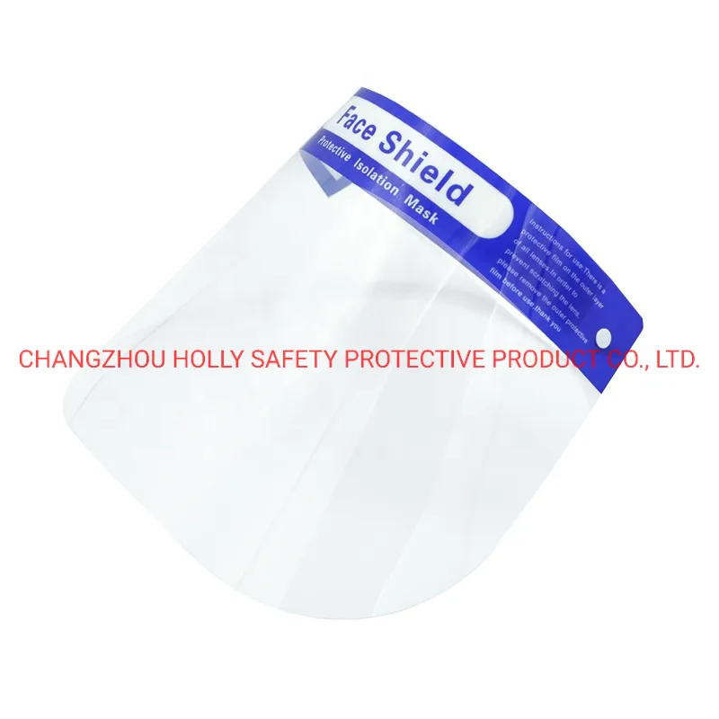 Wholesale Disposable Clear Face Visor Plastic Face Protector Facial Cover