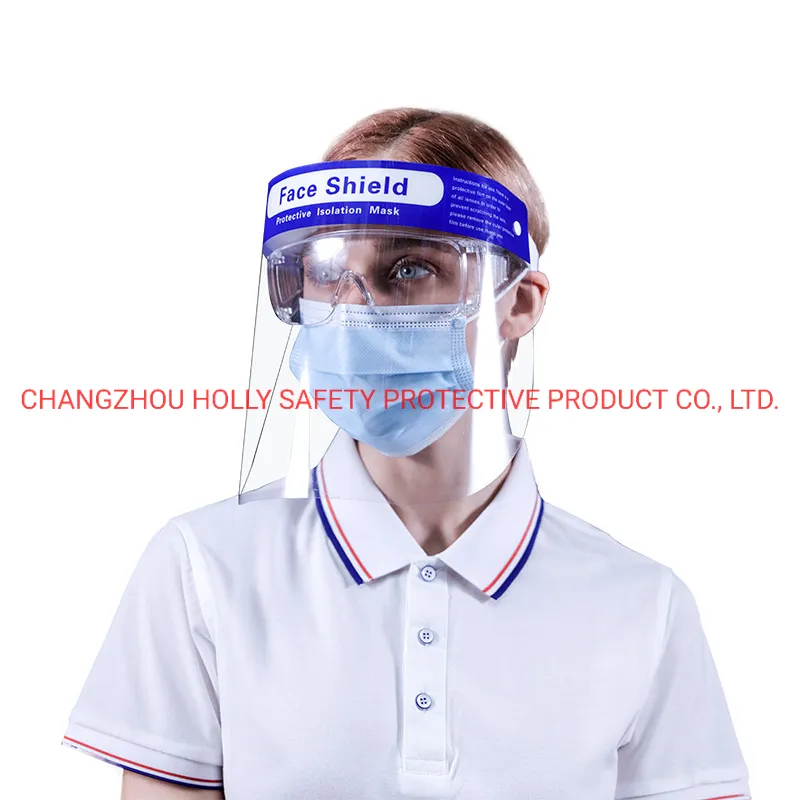 Wholesale Disposable Clear Face Visor Plastic Face Protector Facial Cover