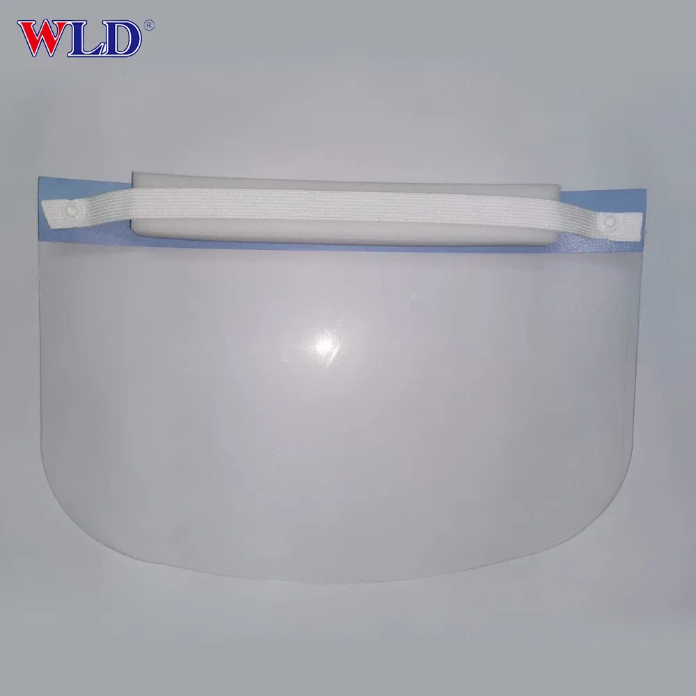 Wholesale Disposable Safety   Face Shield Printed Fluid Resistant Full Face   Mask Transparent Single Use Visor Protection