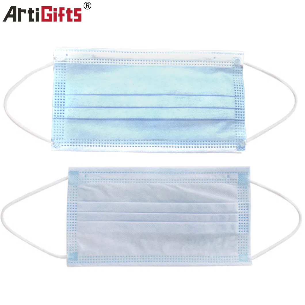 Wholesale Dustproof  Anti-Fog Mist Haze Breathable 3-Layer Adult Face Protection Disposable Masks