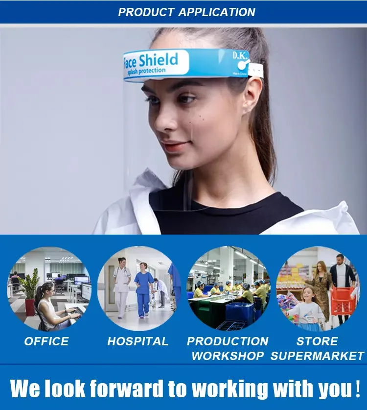 Wholesale Face Shield Supplier Fast Delivery Anti-Fog Medical Face Shield Protector Facial Face Shield Protection