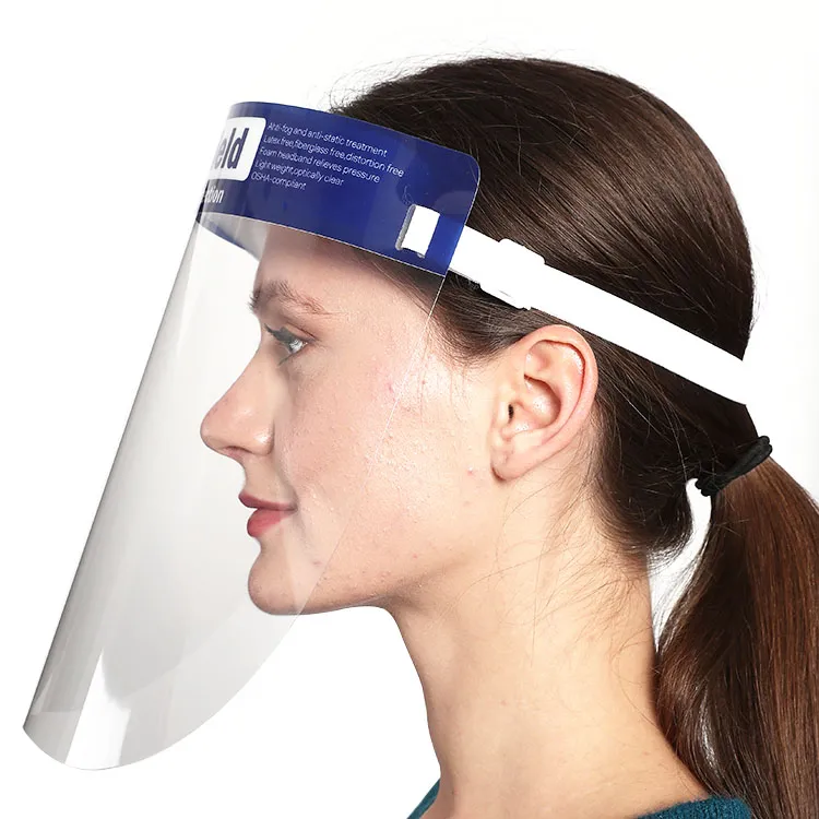 Wholesale for Plastic Face Shield Protect Eyes with Clear Open Protective Film Elastic Band and Comfort Sponge