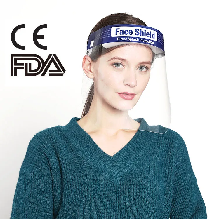 Wholesale for Plastic Face Shield Protect Eyes with Clear Open Protective Film Elastic Band and Comfort Sponge