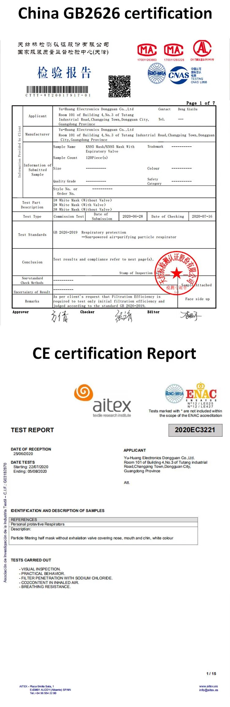 Wholesale Non-Medical 3 Layer Disposable Adult Civil Civilian Plain Face Mask with Earloops GB/T32610-2016 Supplier